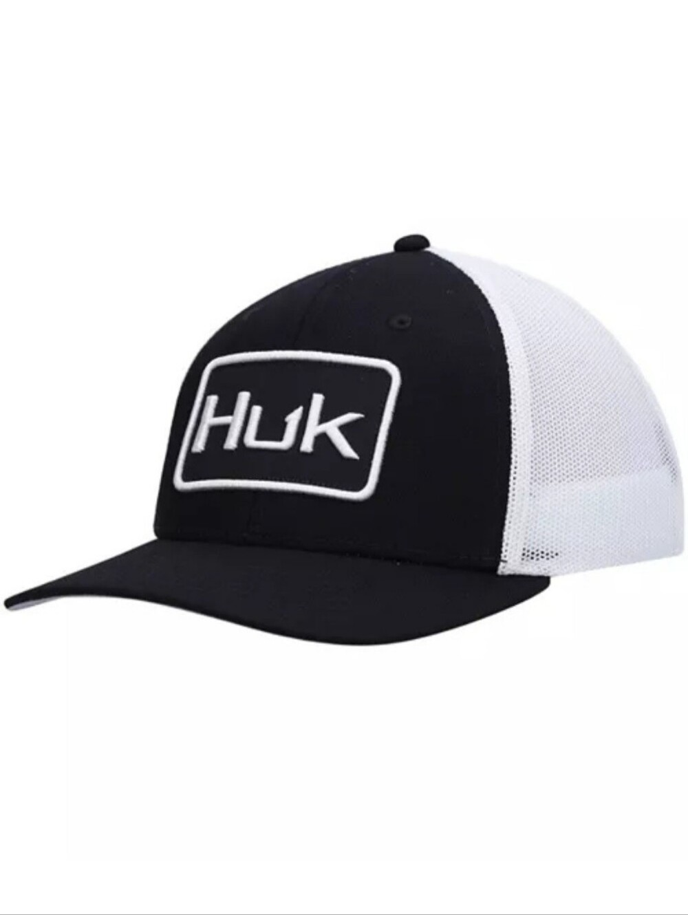 Huk Trucker Hat With Black And White Mesh